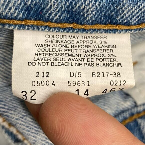 Vintage Levi’s 631 White Orange Tab Light Wash Curvy High Rise Mom Jeans 28 - Picture 5 of 15